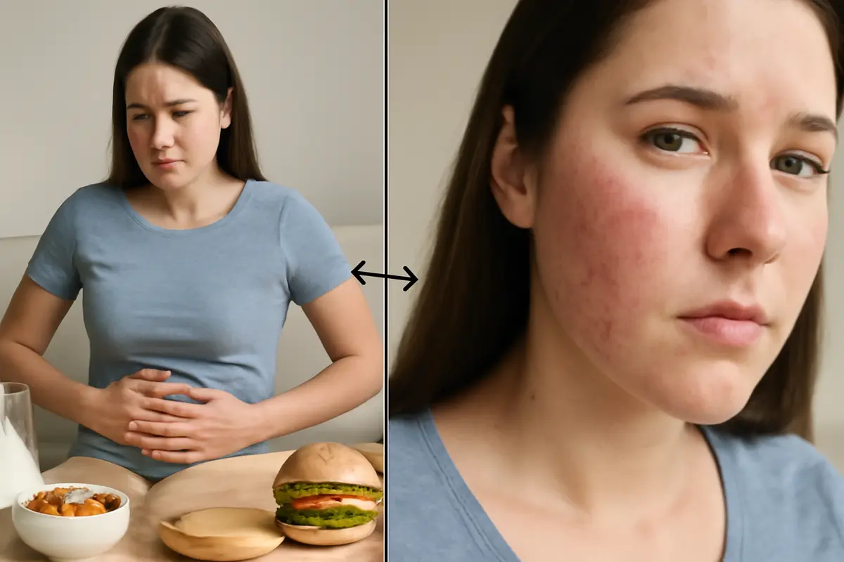 Intolleranze alimentari: differenze vere tra gonfiore e reazioni sulla pelle