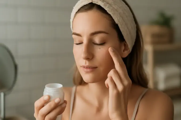 Applicare la crema contorno occhi nella routine: il modo corretto che evita gonfiore e segni precoci