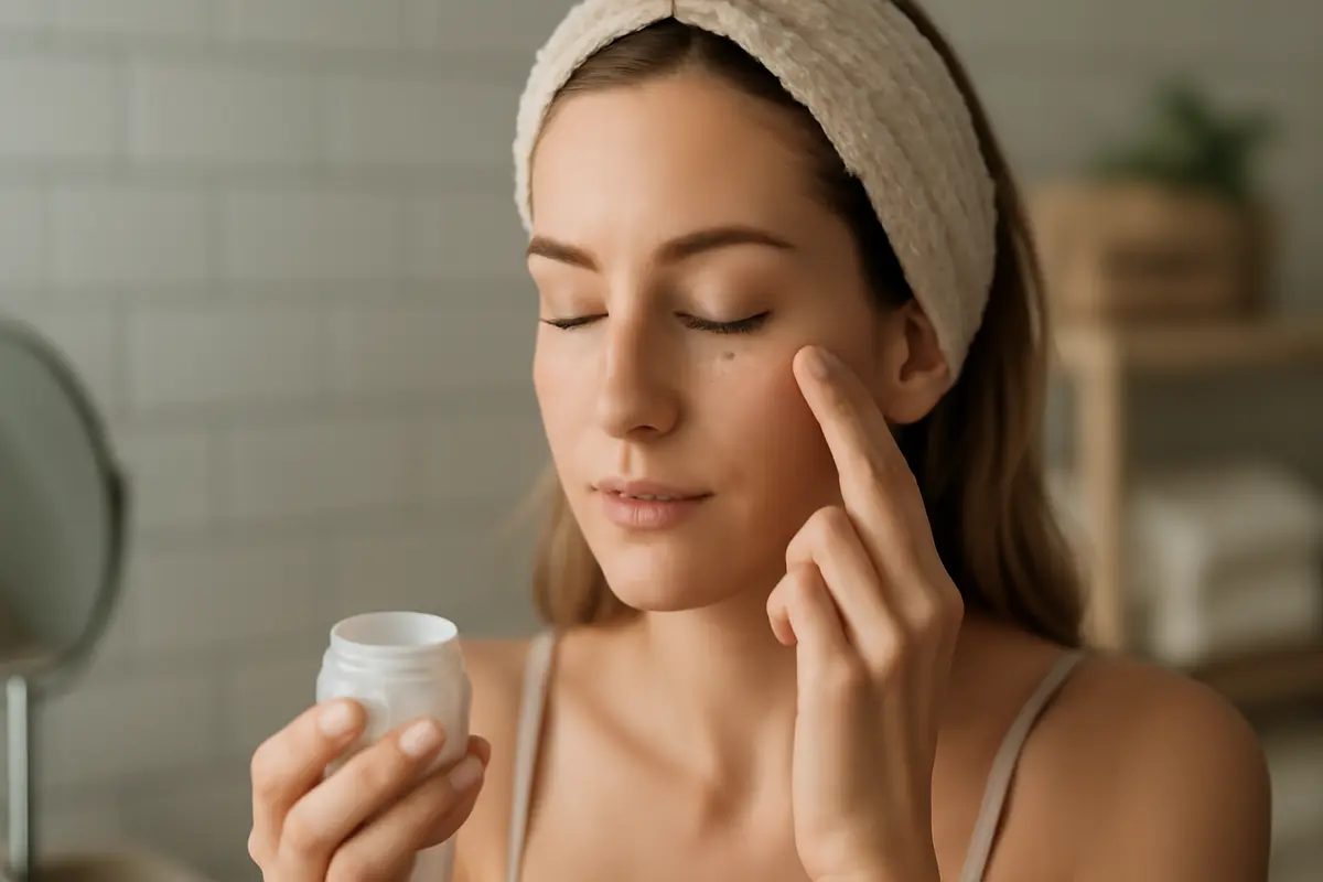 Applicare la crema contorno occhi nella routine: il modo corretto che evita gonfiore e segni precoci