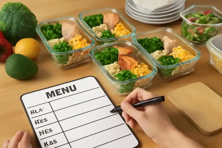 Menù settimanale equilibrato: guida pratica per risparmiare tempo e mangiare meglio